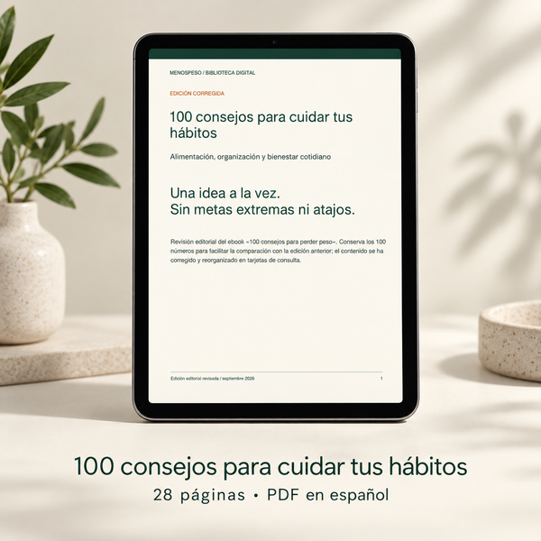 100 consejos para cuidar tus hábitos